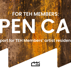 Banner_Open call_Support for TEH Members’ artist residencies_Common Spaces